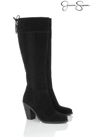 Jessica Simpson Leather Heeled Boots